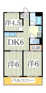 渋谷ビル【4階】の間取り