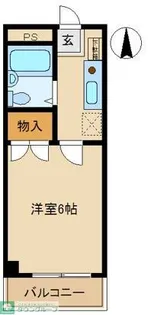 ジョイフル貝沢 3号【3階】の間取り