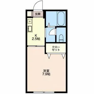 リブェール高岡【1階】の間取り
