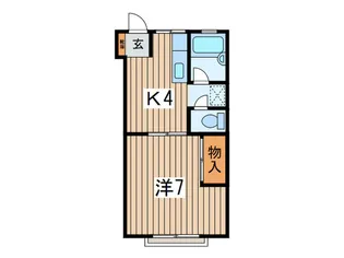 KAINOS袖ケ浜【2階】の間取り
