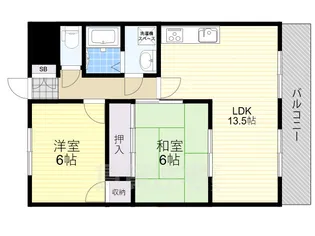ニューハイツ【2階】の間取り