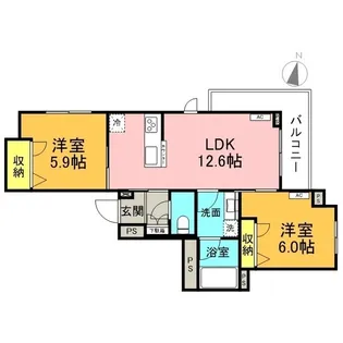 ラ リノ【3階】の間取り