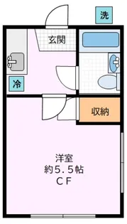 伊藤アパート【2階】の間取り