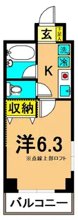 エクセルシオール【3階】の間取り