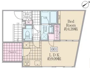 ReveResidence市ヶ谷IIの間取り