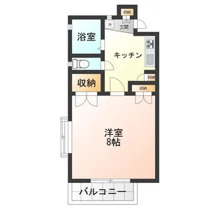 メゾン・アルカディア【1階】の間取り