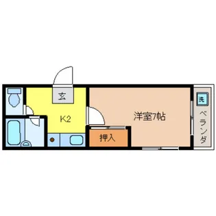 エレアーバンビル【5階】の間取り