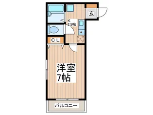 クレ-ル南烏山【2階】の間取り