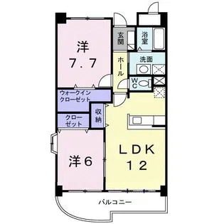 ドゥ・グランデ II【1階】の間取り