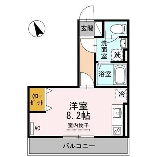 クラヴィーア山形【2階】の間取り
