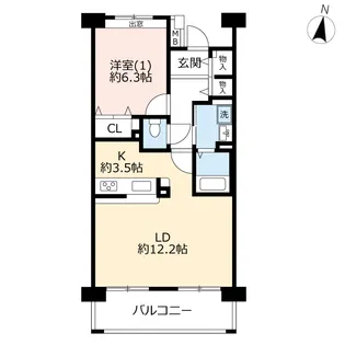 UR青戸第一【2階】の間取り