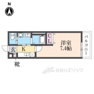 ALEGRIA宮之阪【3階】の間取り