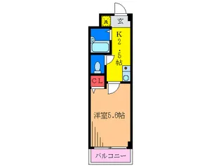 エリア・アットマ-ク・ワン【2階】の間取り