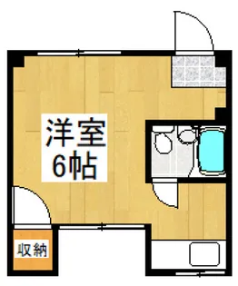 学園西町ハイツ【1階】の間取り