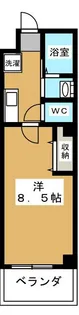 ハーグレジデンス京都御所西II【4階】の間取り