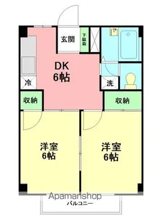 シティハイツAOKI【2階】の間取り