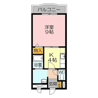 スカイマンションA【3階】の間取り