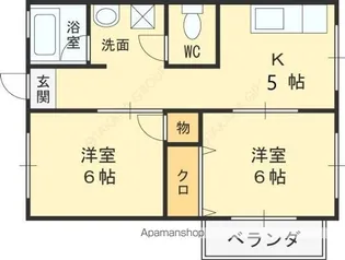 イーマハウスウメダ【4階】の間取り