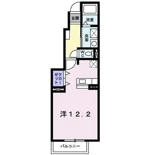 ドゥーセット【1階】の間取り