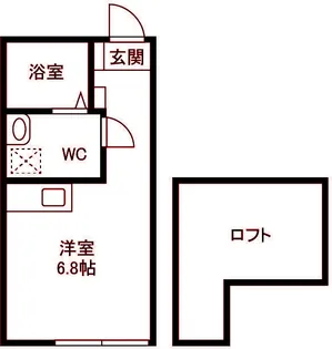 ベイルーム洲崎【2階】の間取り