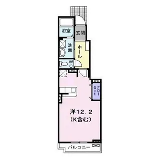 フォレストコート明神III【1階】の間取り