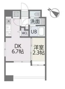 アルティザ博多南リバーフロント【10階】の間取り