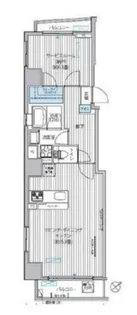 ベルテンポ赤坂【7階】の間取り