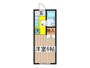 ヒカリハイツ【2階】の間取り