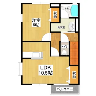 クルヴァ【2階】の間取り