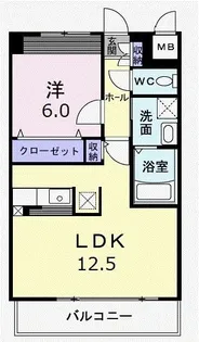 グラン クレシア【1階】の間取り