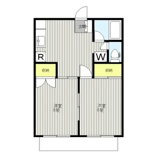 グリーンシティ山下【1階】の間取り