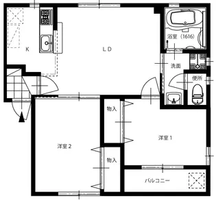 プロスパー大塔II【3階】の間取り