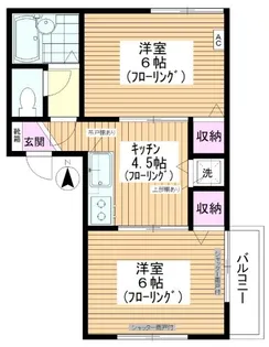 ラルゴ上板橋【1階】の間取り
