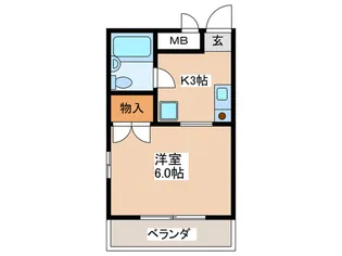 吉祥寺ハイツ【3階】の間取り