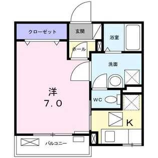 フダルーム【1階】の間取り