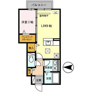 ガアデンホームズ曙【1階】の間取り