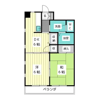 グリーンリモーネ上社【2階】の間取り