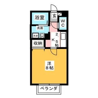 ノートルハイツ【2階】の間取り