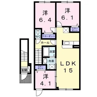 REVEII【2階】の間取り