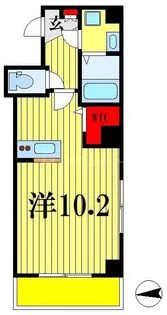 O’kona市川【3階】の間取り