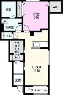 コルヌイエ【1階】の間取り