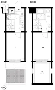 ルーブル早稲田六番館【1階】の間取り