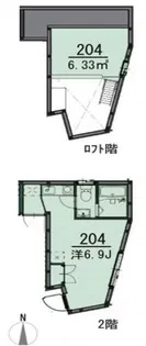 スタイルレジデンス新江古田【2階】の間取り