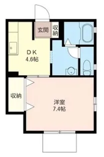 K.Tクラーロ・カーサ【1階】の間取り