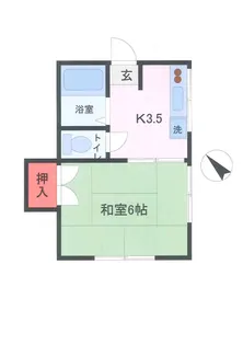 ハイムペタルマ【2階】の間取り