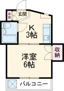 伸ビル【2階】の間取り