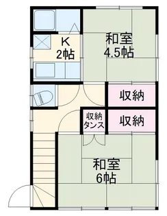 矢沢荘【2階】の間取り