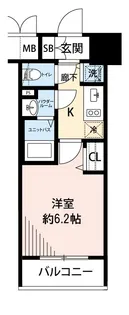 プレサンス難波セレクト【3階】の間取り