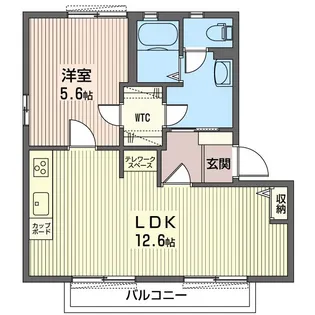 アネーロK【2階】の間取り