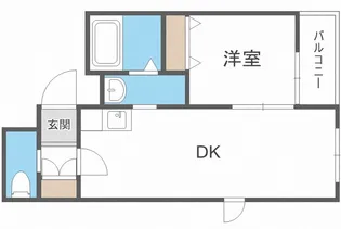 バロンズコート【3階】の間取り